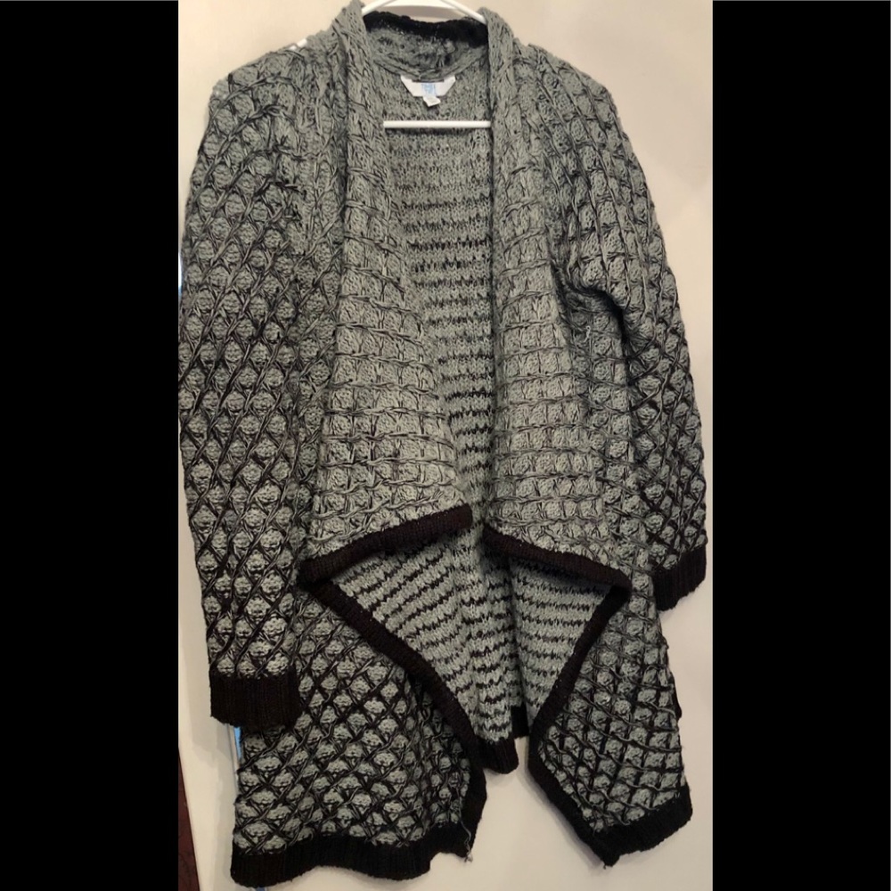 Grey to Black Ombré sweater